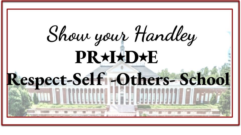 Handley Pride Respect self others school